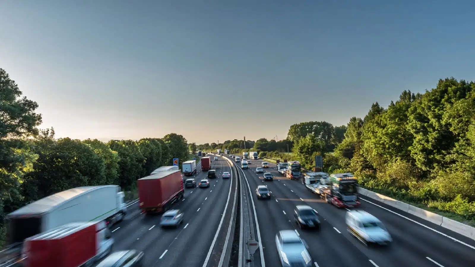 Busy Interstate Stock Photo